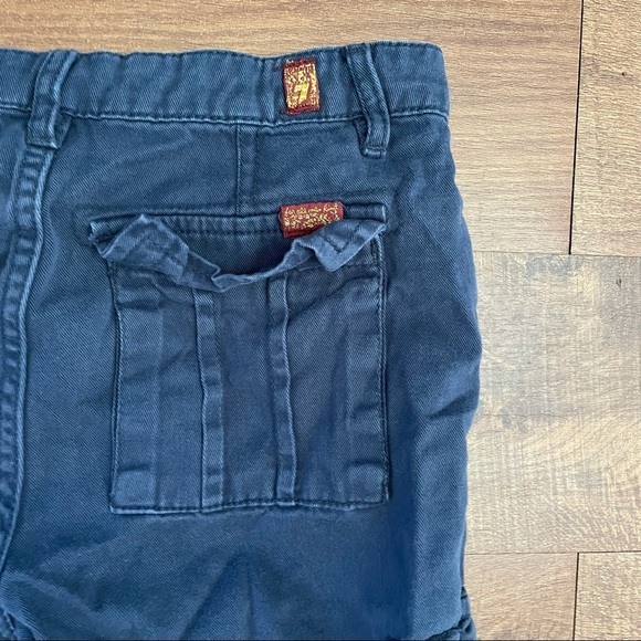 **HOST PICK** Boys  7 for all mankind navy blue cargo shorts size 14 - Picture 7 of 7